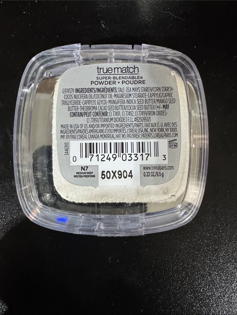 L'Oreal True Match Super-Blend Powder N7 Medium Tan Brown